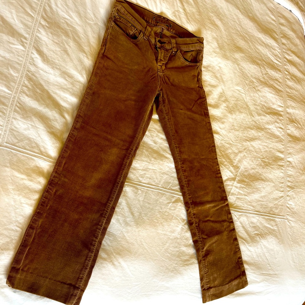 Light corduroy pants